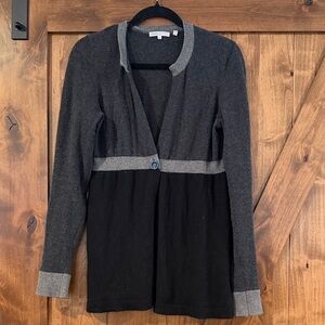 Vince 100% cashmere color block cardigan sweater
